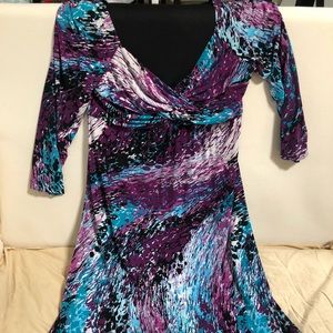 Multi color mindi dress